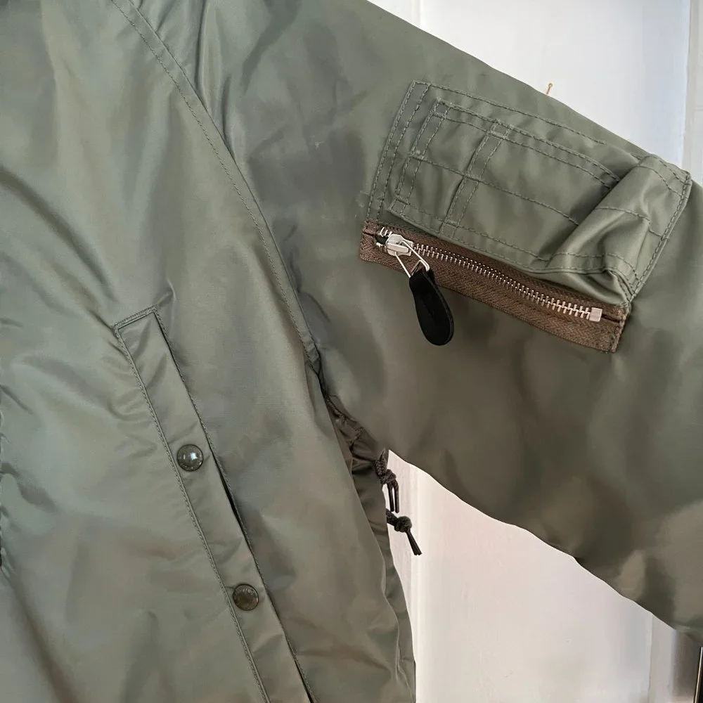 BEAMS PLUS MIL TYPE N-3B DOWN JACKET - SAGE - Picture 14 of 15